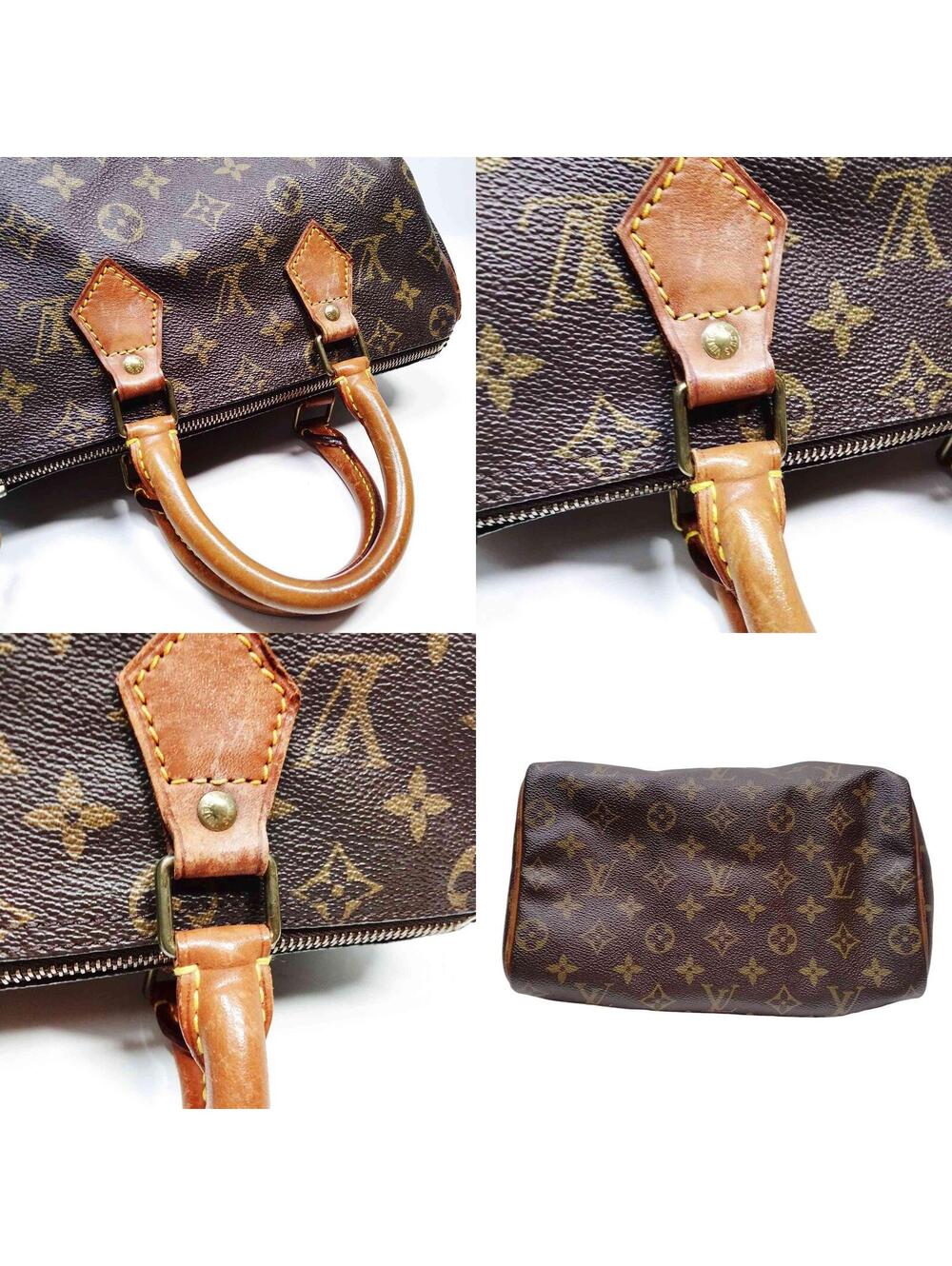 $1490 1987 Louis Vuitton Monogram Speedy 25 MI872 - Picture 3 of 15